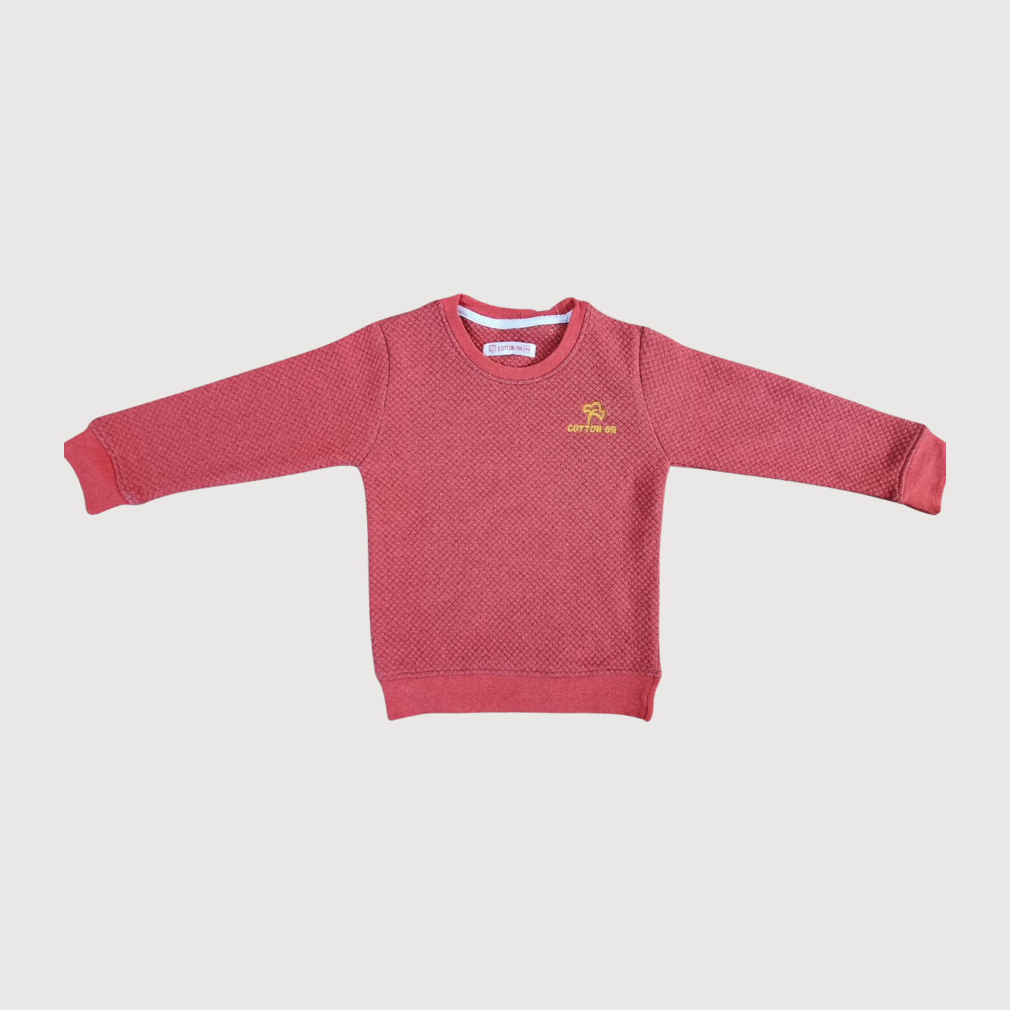 Boys Stylish Winter Sweatshirt – Cotton on Red Premium Embroidery