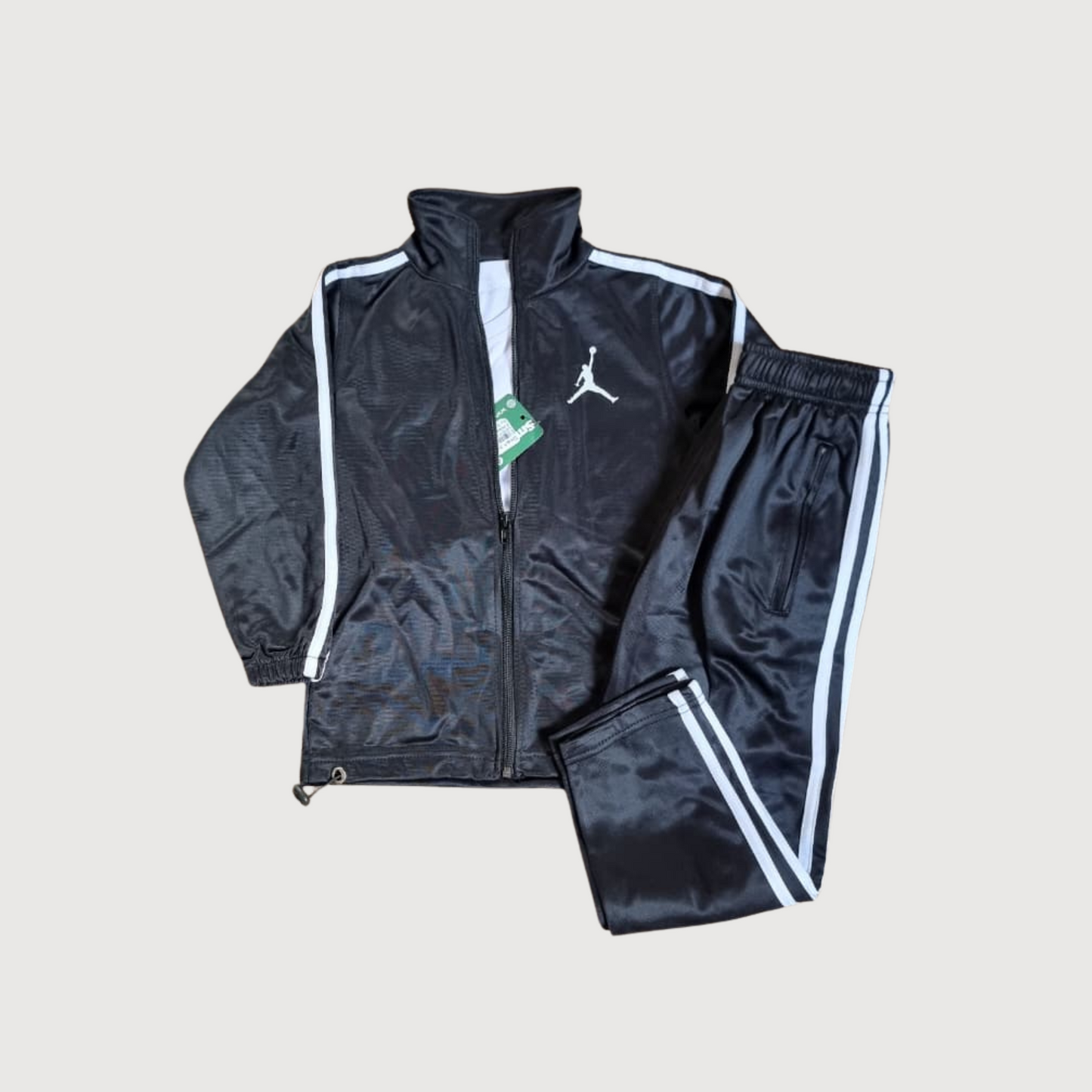 Jordan Brooklyn Tracksuit with White T-Shirt – Premium Boys Comfort Set