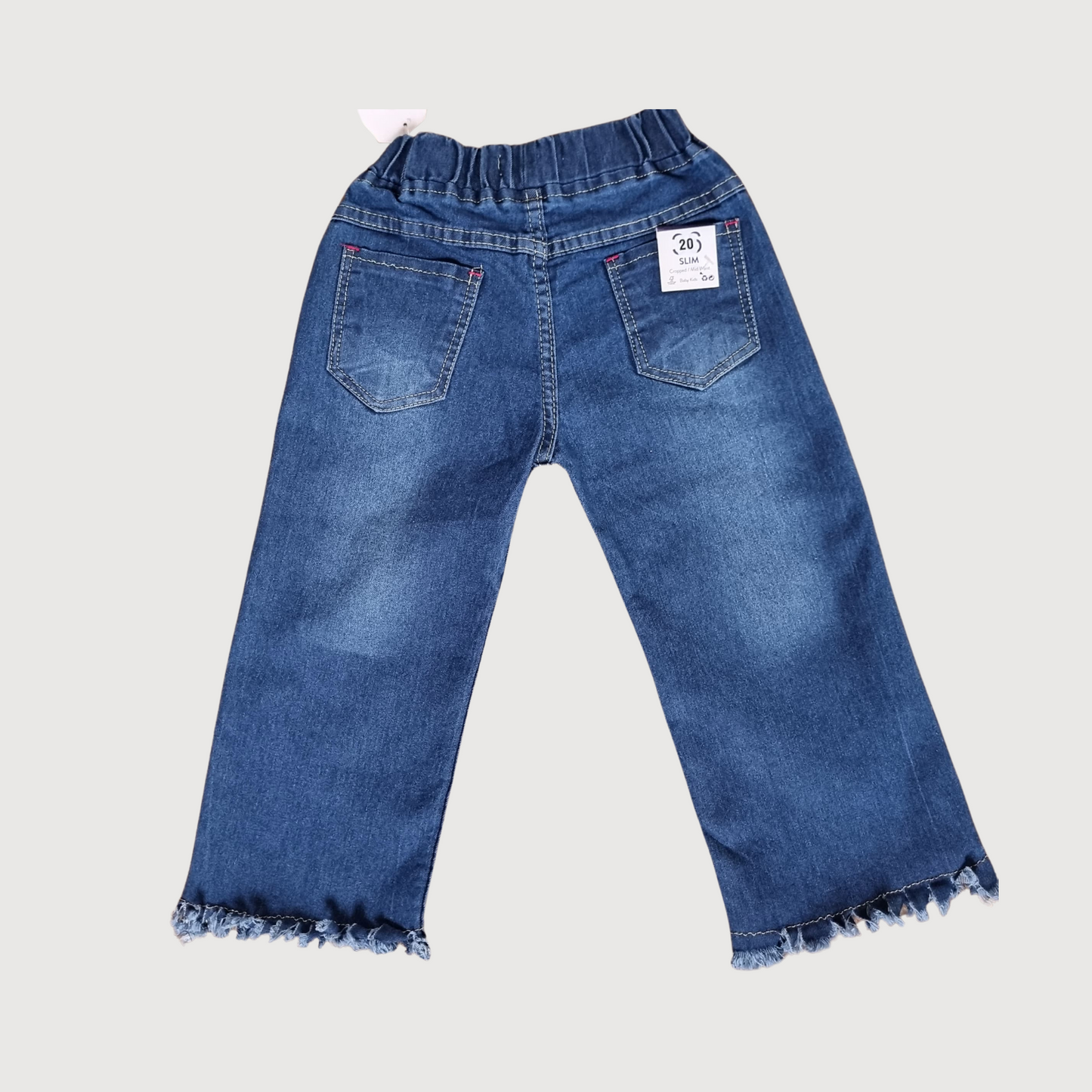 Kids Dark Blue Denim Jeans -Comfortable & Trendy Wear front