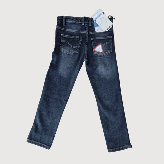 Pull & Bear Denim Jeans – Dark Grey Original Slim Fit for Boys