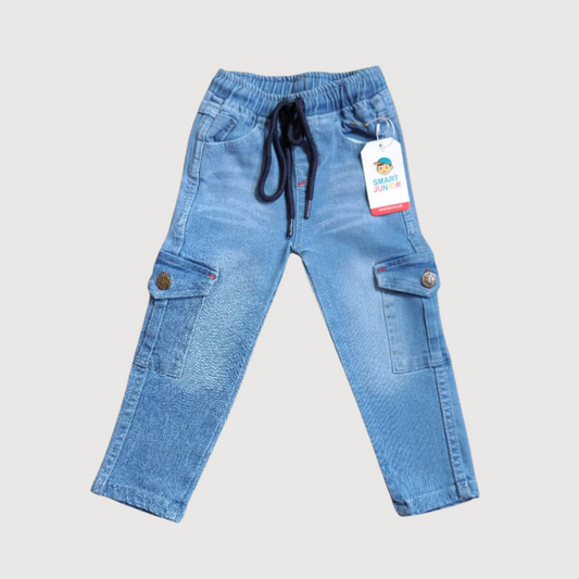 Boys Cargo Jeans – 6 Pocket Utility Trouser front.png