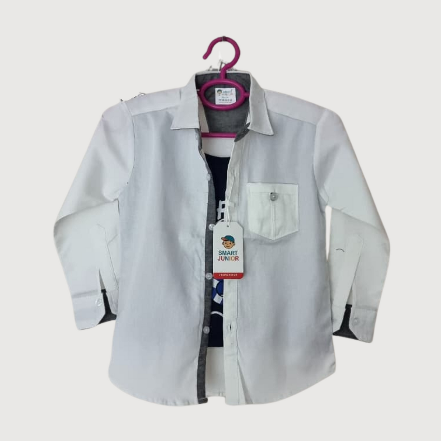 Boys Casual Shirt 2 Piece – Trendy Outfit Set for Kids off