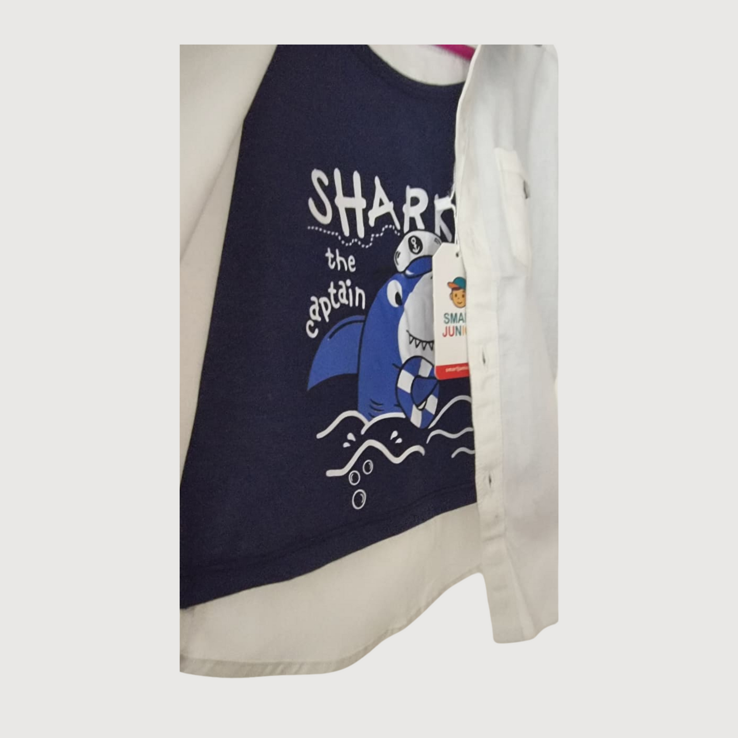 Boys Casual Shirt 2 Piece – Trendy Outfit Set for Kids off