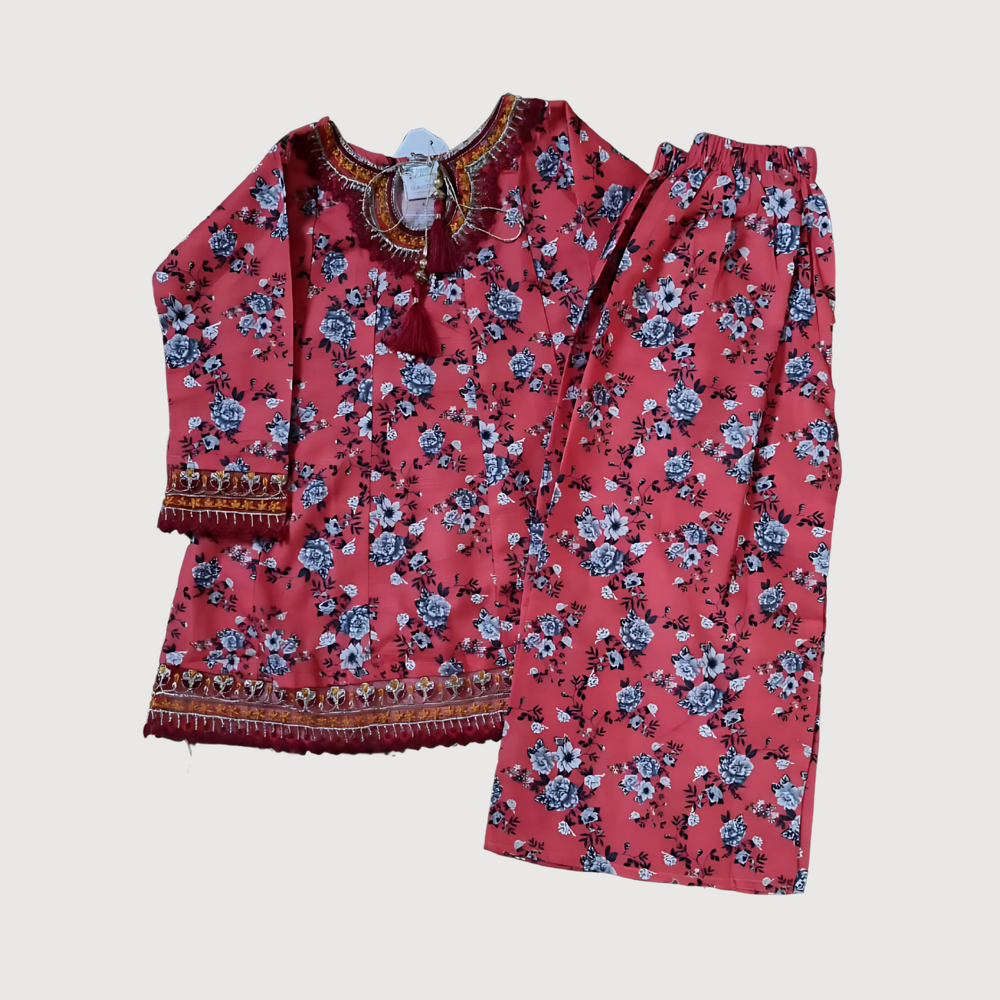 Elegant Girls Kurta & Trouser Set – Ready to Wear | Stylish Casual & Festive Outfit