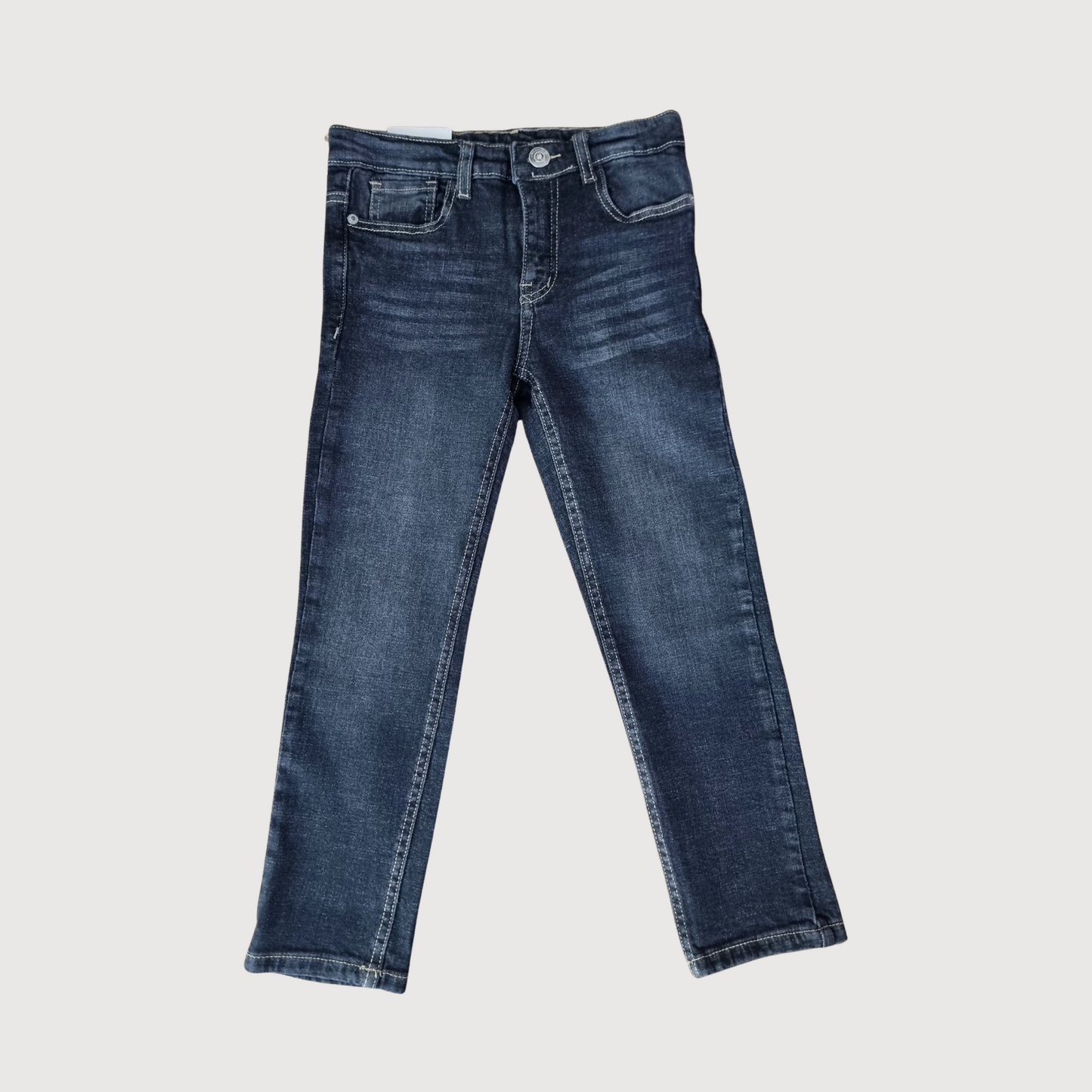 Pull & Bear Denim Jeans – Dark Grey Original Slim Fit for Boys